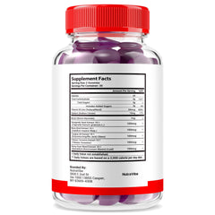 NutraVibe Vital Pump XL gummies close-up highlighting texture for easy energy.