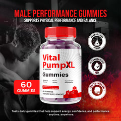 NutraVibe Vital Pump XL packaging highlights premium branding and supplement quality.