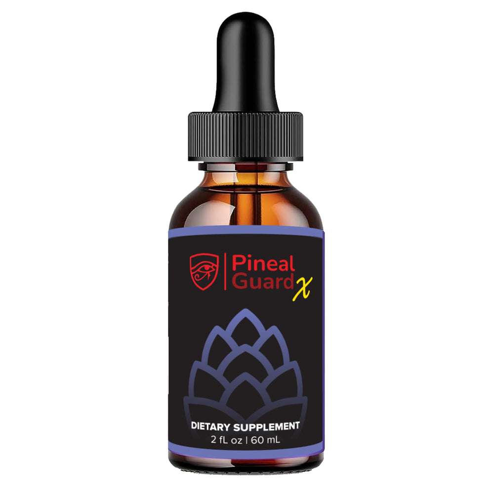 Nutraville Pineal Guard X bottle label signals USA-made quality.