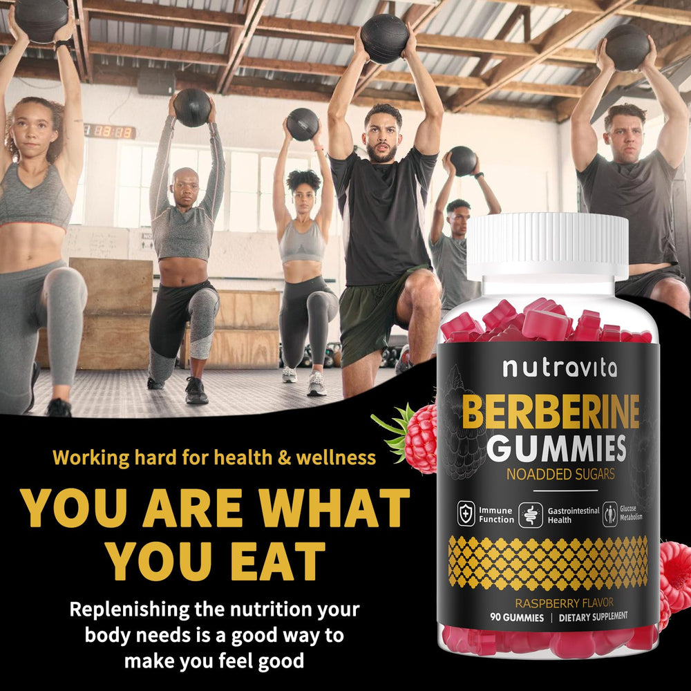 Nutravita Berberine Gummies on-the-go usage in lifestyle.