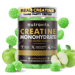Nutravita Creatine Gummy supports an active lifestyle during training.
