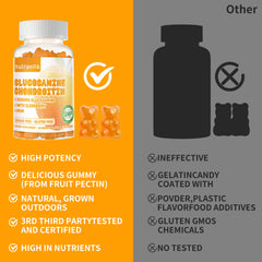 Nutravita orange chews in a bowl illustrating daily joint and immune care