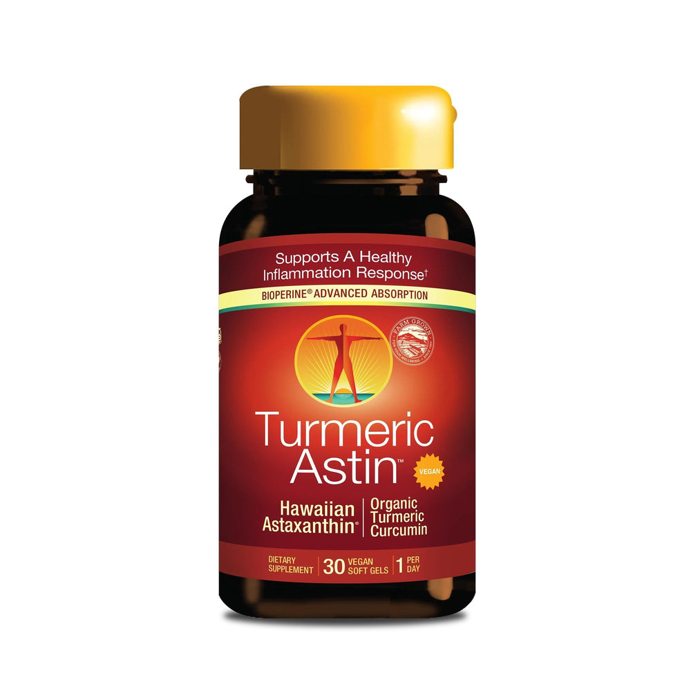 Nutrex Hawaii TurmericAstin bottle on kitchen counter for daily wellness