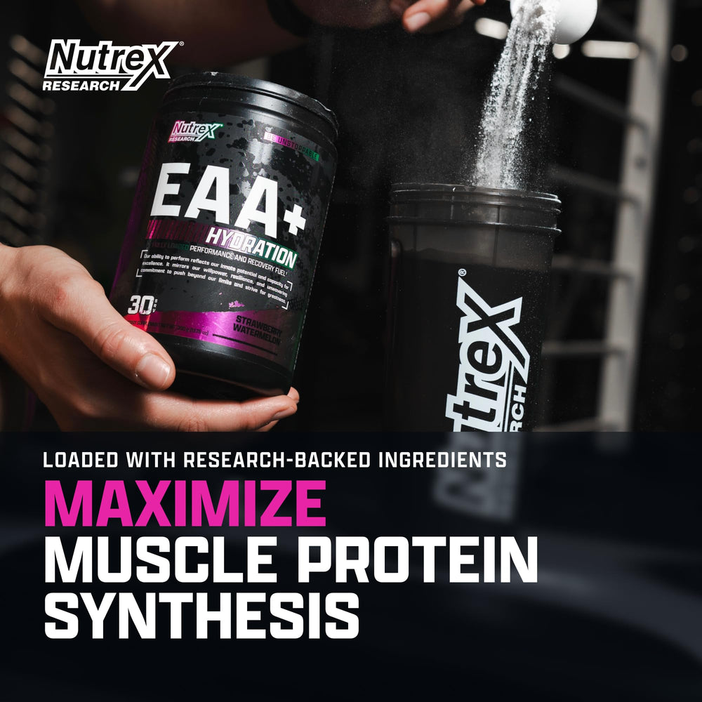 Strawberry watermelon flavor powder dissolves easily in water during workouts