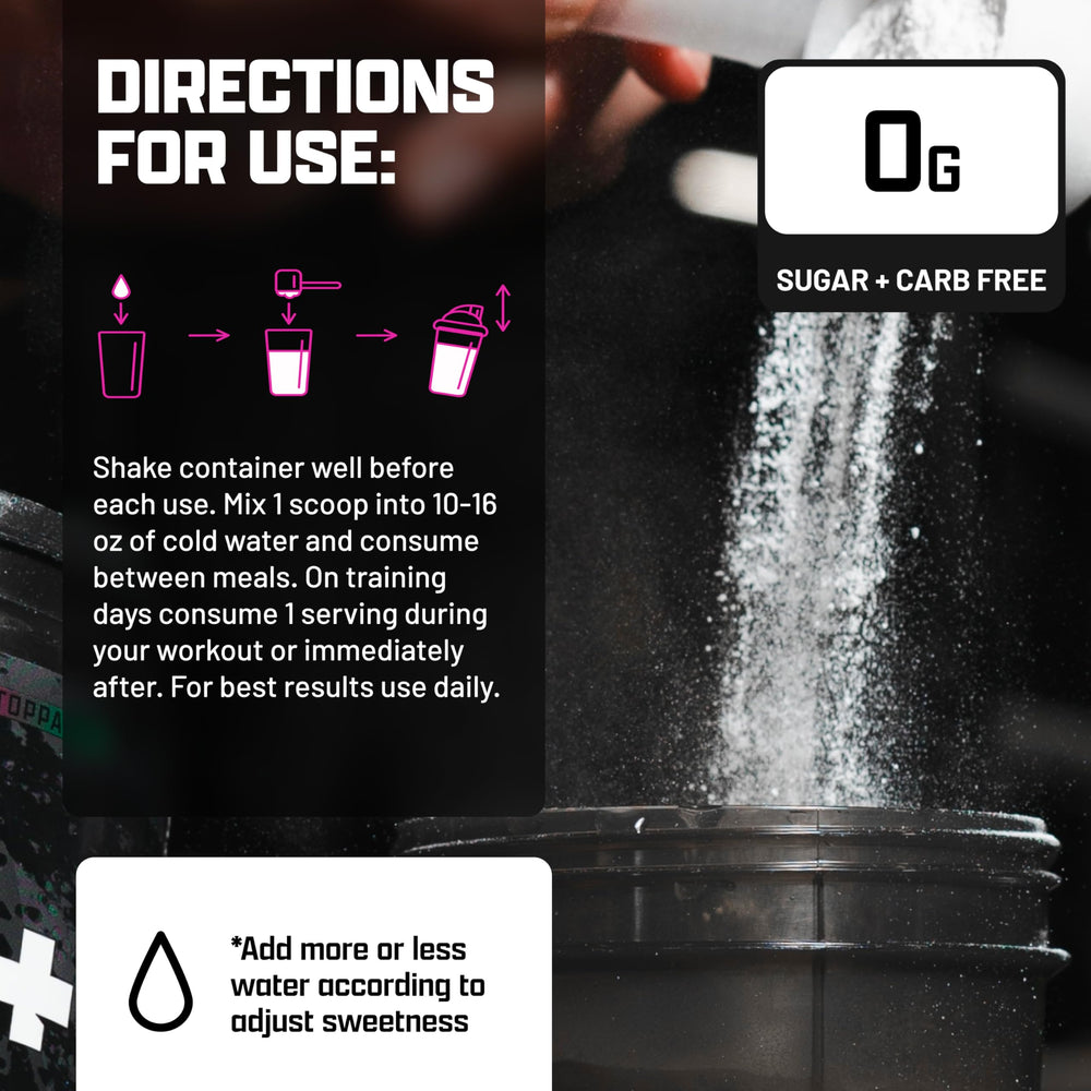 Nutrex Research EAA Hydration tub highlights 30 servings and convenient formula