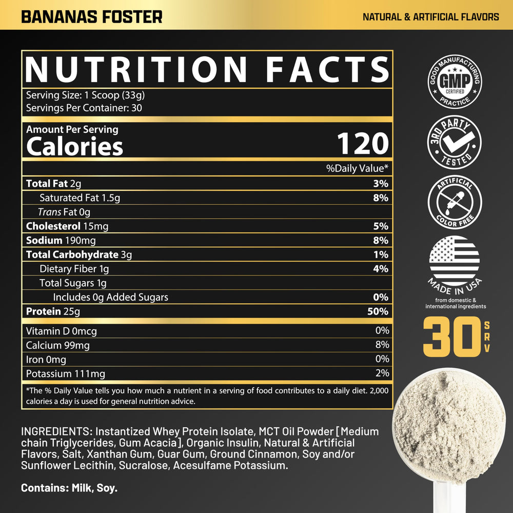 Nutrex IsoFit Bananas Foster pack ready for daily use