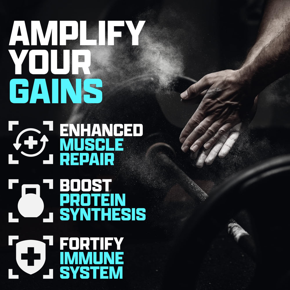 Nutrex Research L-Glutamine unflavored pour into drink for easy mixing during workouts.