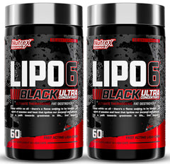 Nutrex Research Lipo-6 Black Ultra Concentrate bottle pour for on-the-go energy