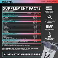 Nutrex Outlift Clinical scoop dispensing powder for easy dosing before workouts