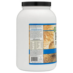 NutriBiotic Plain Rice Protein shake with smooth blend in glass