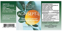 Nutri-Diem Agrisept L Antioxidant 30ml in-use bottle for easy daily use.