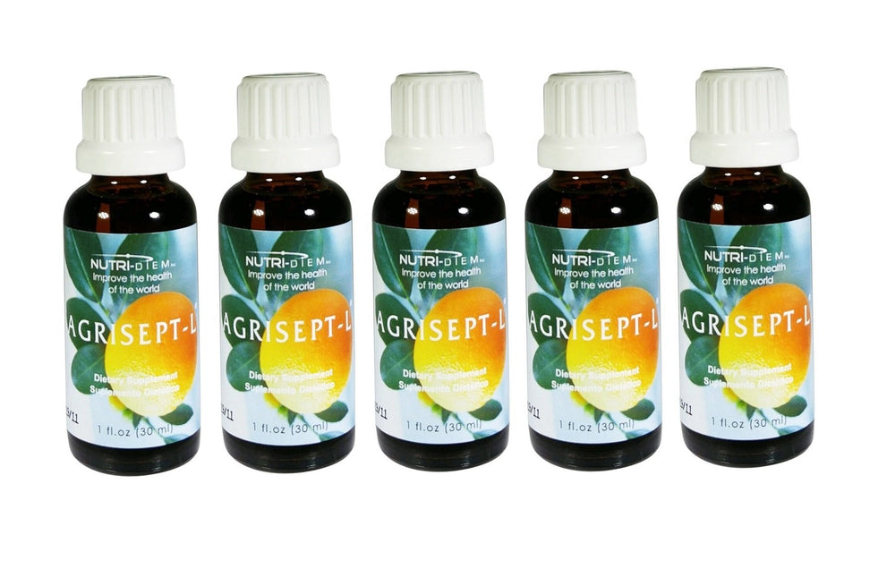 Nutri-Diem Agrisept-L antioxidant bottle close-up for daily use
