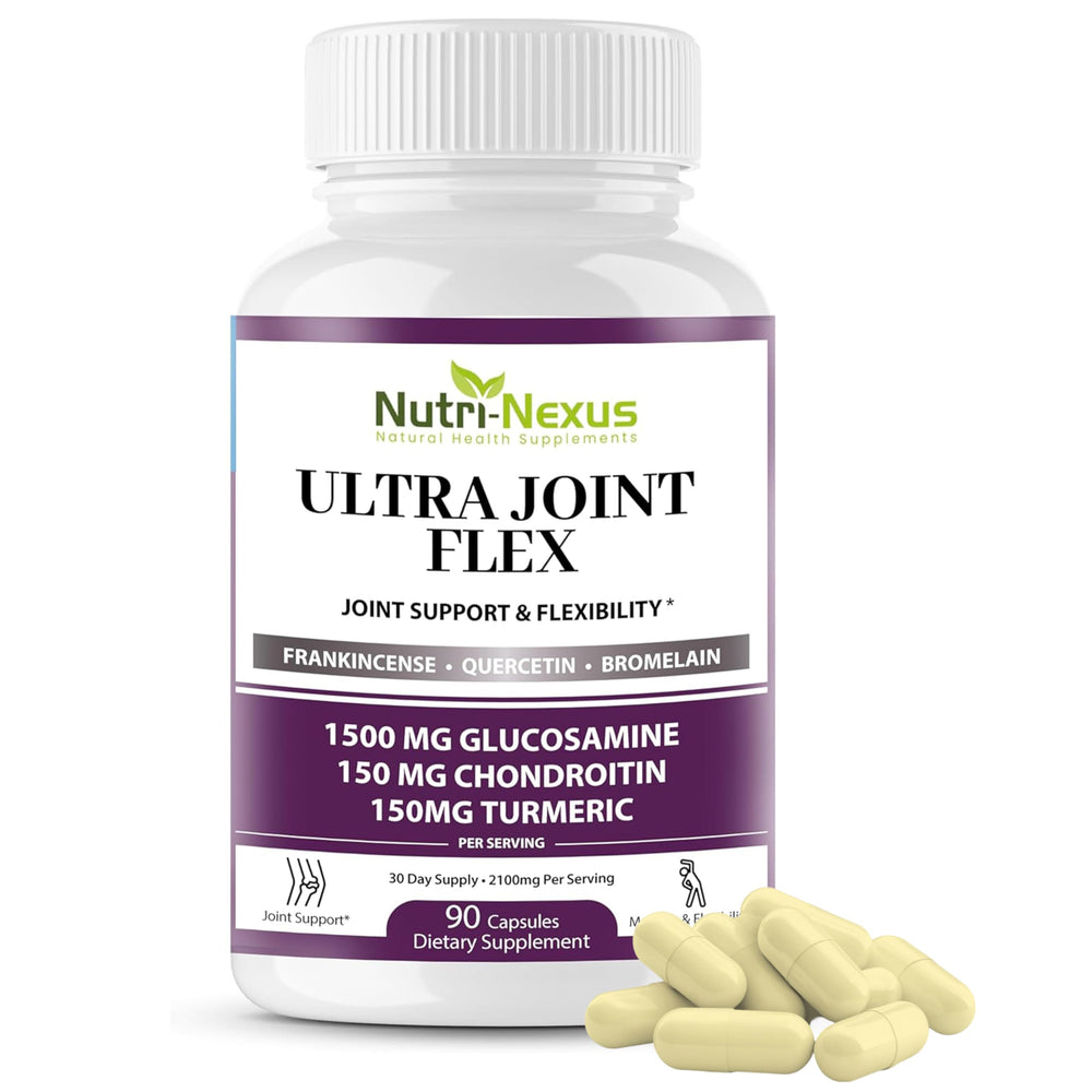 Nutri-Nexus GMP-certified seal signals stringent quality standards.