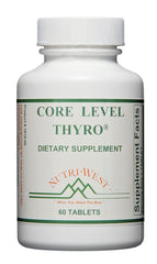 Nutri-West Core Level Thyro bottle showing thyroid-support supplement for daily wellness