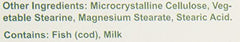Nutri-West Total Multimune ingredients label featuring vitamins and botanicals for a broad nutrient profile