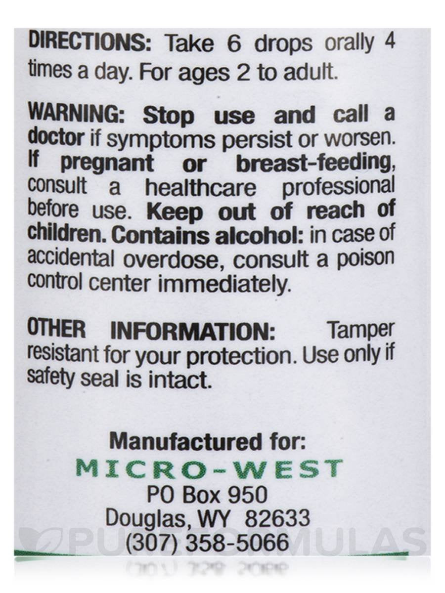 Nutri-West Virex packaging on a bathroom shelf for routine use.
