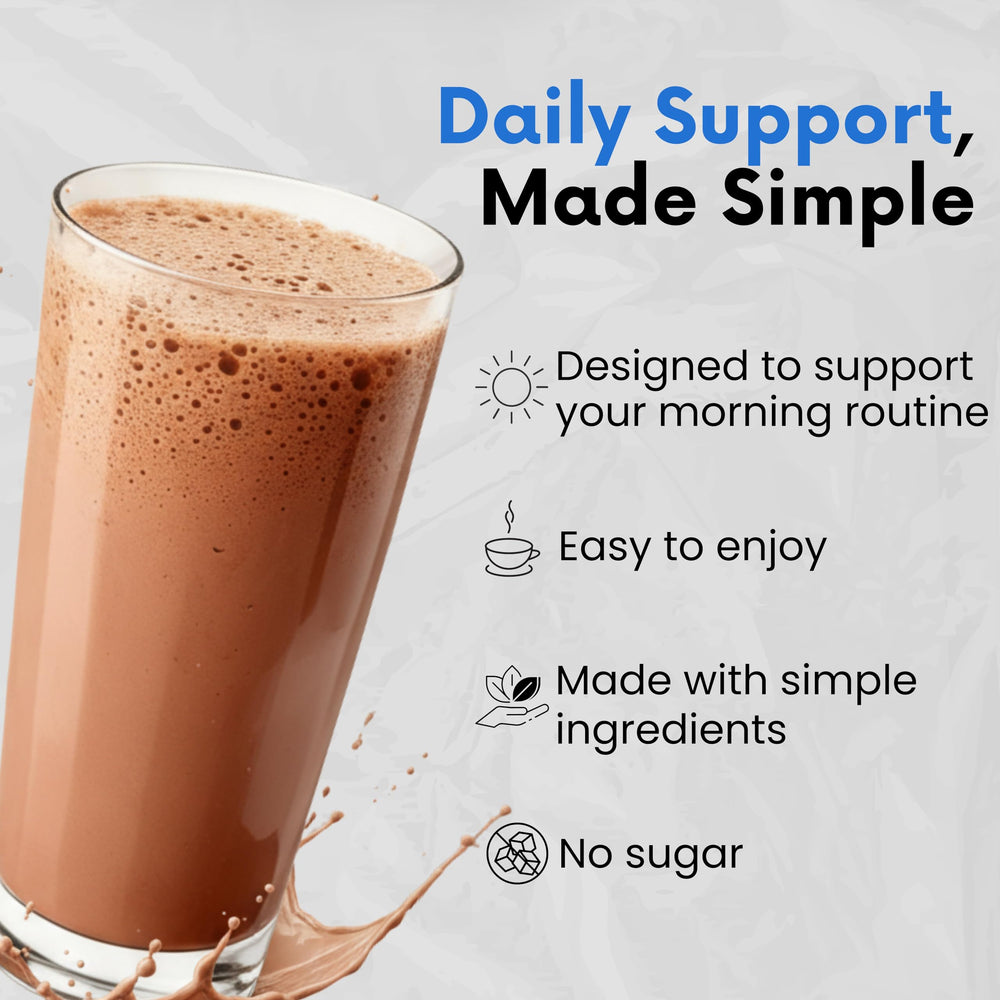 Nutri11 NutriBreakfast chocolate scoop measure for quick protein serving