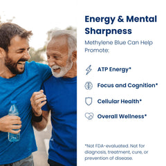 Nutricel Methylene Blue capsules ingredients list highlights vitamin C ester and cacao.