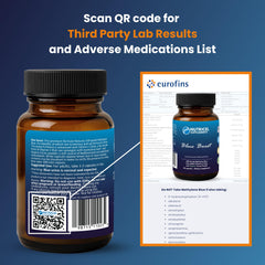 Nutricel Methylene Blue capsules bottle proudly made in the USA.