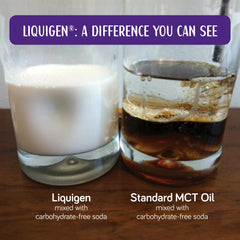 Nutricia Liquigen label closeup with product details