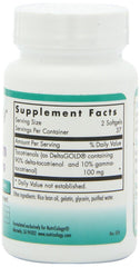 NutriCology Delta-Fraction Tocotrienols label closeup showing purity and ingredients