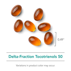 NutriCology Delta-Fraction Tocotrienols bottle with a glossy finish