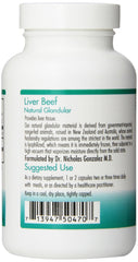 Nutricology Liver Beef VegiCaps capsules closeup for easy swallowing.