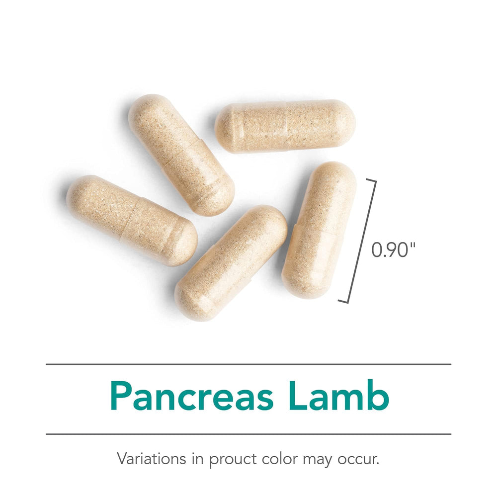 Nutricology Pancreas Lamb processing technique image showing gentle glandular preservation