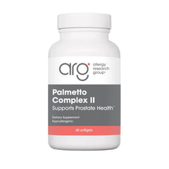 Nutricology Saw Palmetto Complex softgels bottle on shelf for daily wellness.