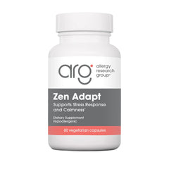 Nutricology Zen Adapt bottle front view signaling a stress-support supplement for everyday balance