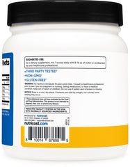 Nutricost BCAA Orange Mango label highlights gluten-free and non-GMO features