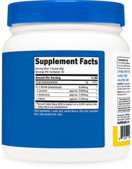 Nutricost BCAA Pineapple nutrition panel emphasizing quality testing