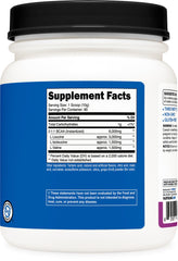 Nutricost BCAA Powder unflavored mix in shaker after workouts.