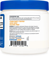 Nutricost Bromelain Powder packaging highlighting two size options for flexible regimens.