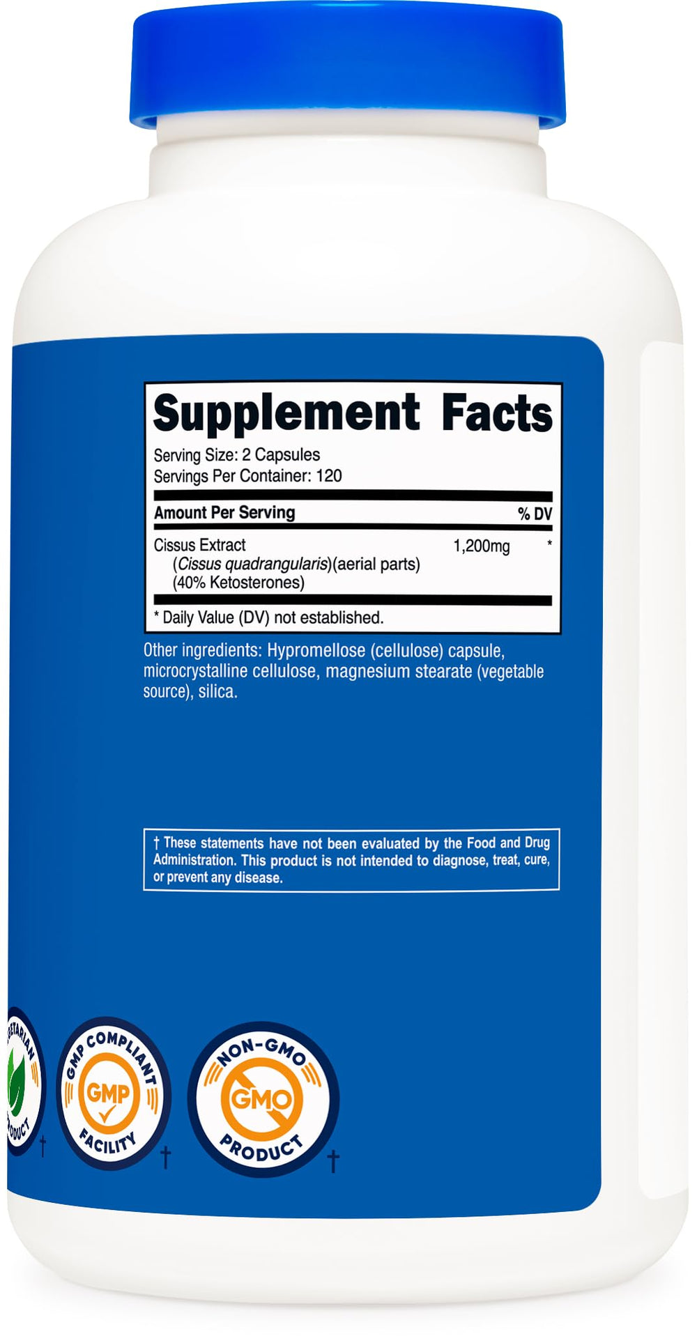 Nutricost Cissus Quadrangularis ISO-GMP facility image signals quality manufacturing standards