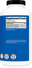 Nutricost Creatine Monohydrate bottle with GMP and FDA quality seals