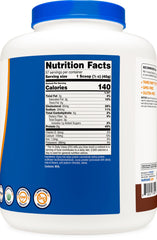 Nutricost Grass-Fed Whey Chocolate container ready for storage