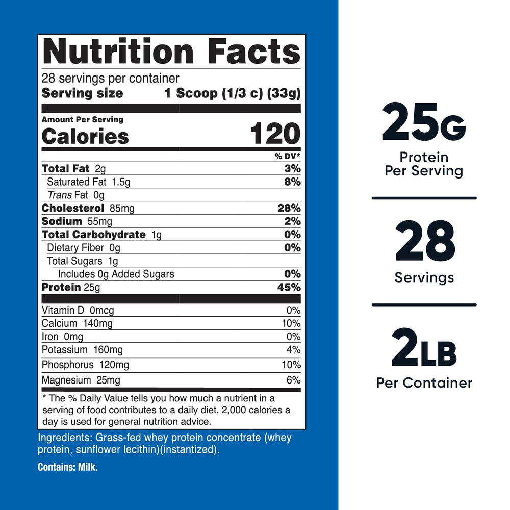 Nutricost grass-fed whey scoop demonstrates convenient serving for easy mixability