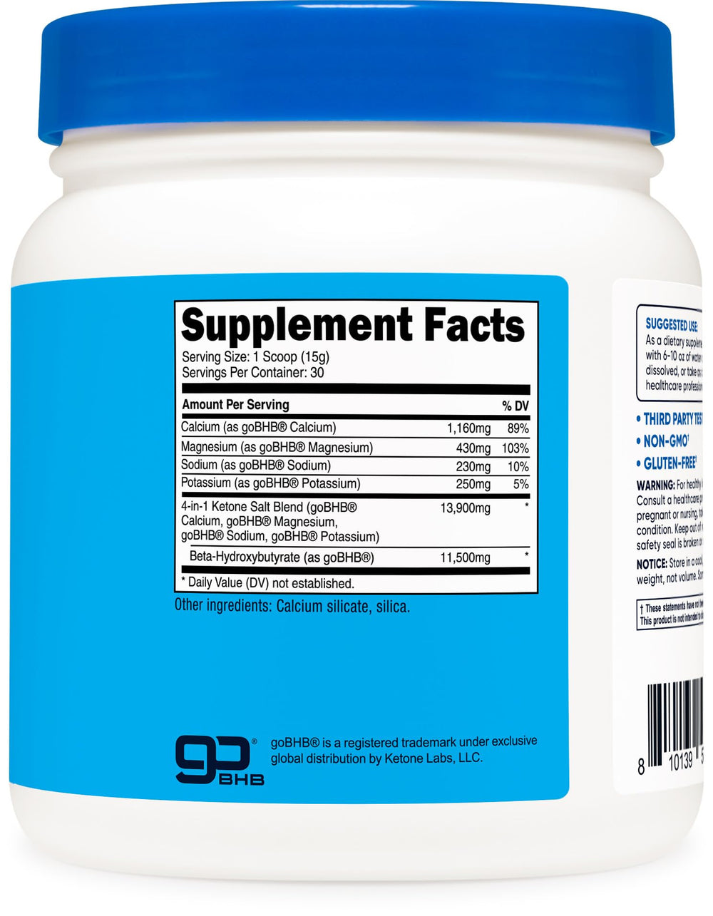 Nutricost Keto BHB 4-in-1 30 servings per bottle for keto routines.