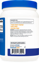 Label highlights 600 grams and 171 servings for value