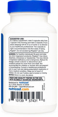 Nutricost Magtein vegetarian symbol on packaging.