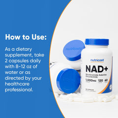Nutricost NAD+ on store shelf as an accessible wellness option