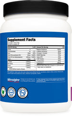 Nutricost Pre-X Xtreme grape serving size shown for consistent dosing.