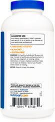 GMP and FDA-registered facility seal with vegetarian, gluten-free branding.
