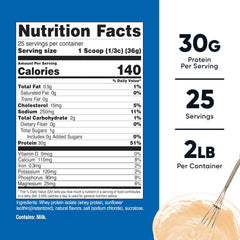 Nutricost Whey Isolate Cake Batter scoop, ready-to-mix portion for shakes