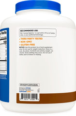 Nutricost Whey Protein Isolate Mocha nutrition label shows 30g protein per serving.