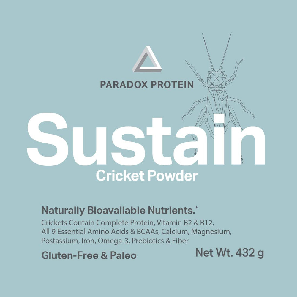 NutriCricket Paradox Protein powder in bowl – smooth, nutty texture enhances dishes.