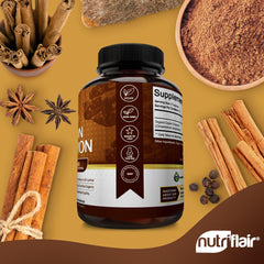 Pour-over coffee moment featuring NutriFlair Cinnamon for warm aroma