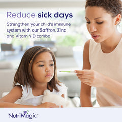 NutriMagic bottle with gummies illustrating easy daily use for kids.