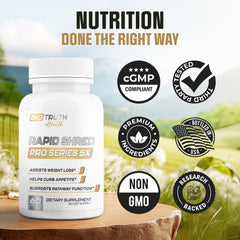 Nutrimend IQ Rapid Shred Pro Series 5X ready-to-use capsules for workouts.